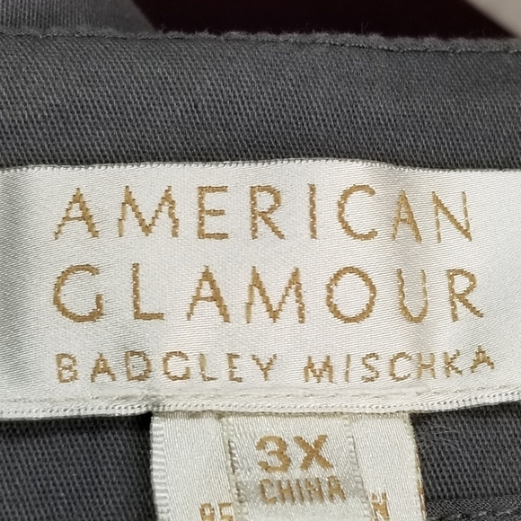 American Glamour beaded jacket plus 3x stretch NWT - Picture 3 of 9